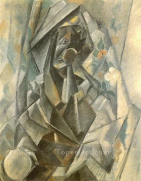  1909 Pintura - Madonne 1909 Cubismo